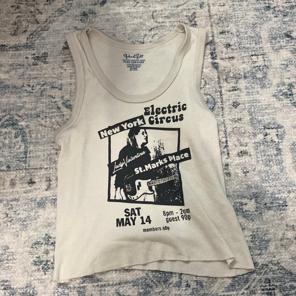 Brandy Melville Connor electric circus tank